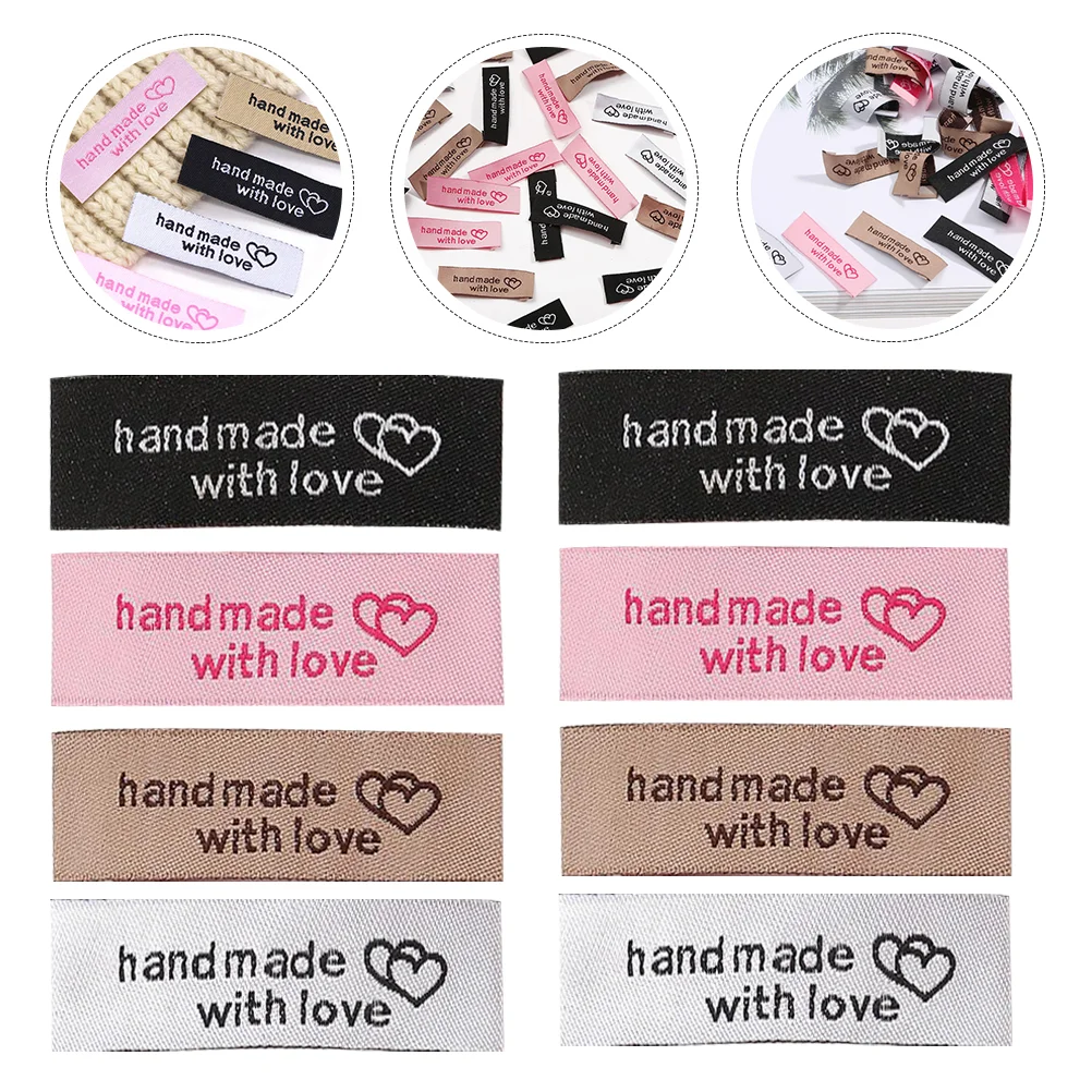 

80 Pcs Clothes Tag Clothing Labels Handmade Apparel Accessories Sewing Collar