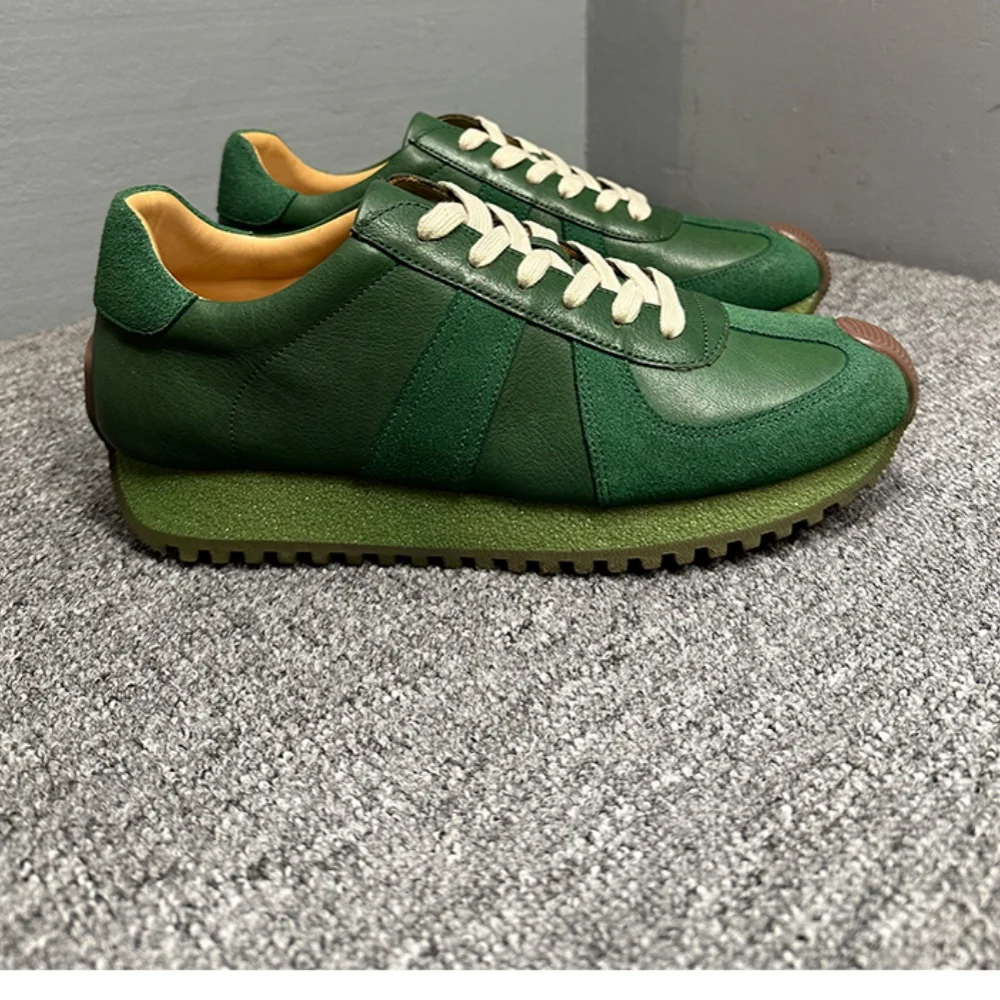 أحذية كاجوال كلاسيكية قابلة للتنفس - أحذية جديدة عصرية ومريحة وعصرية ومتعددة الاستخدامات من الجلد الأصلي للرجال #1