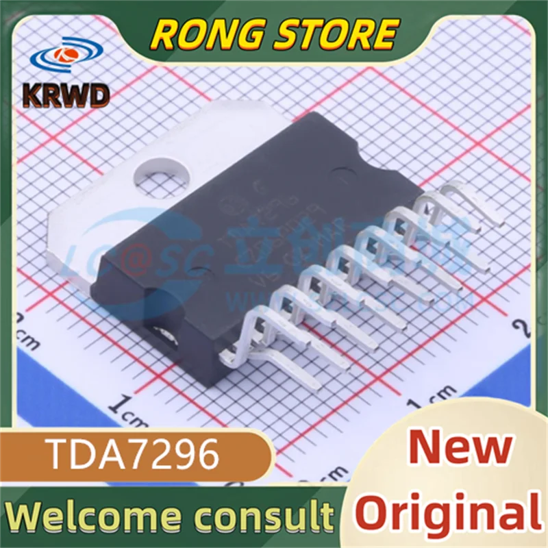 (5PCS)  New and Original Chip IC TDA7296  7296 ZIP