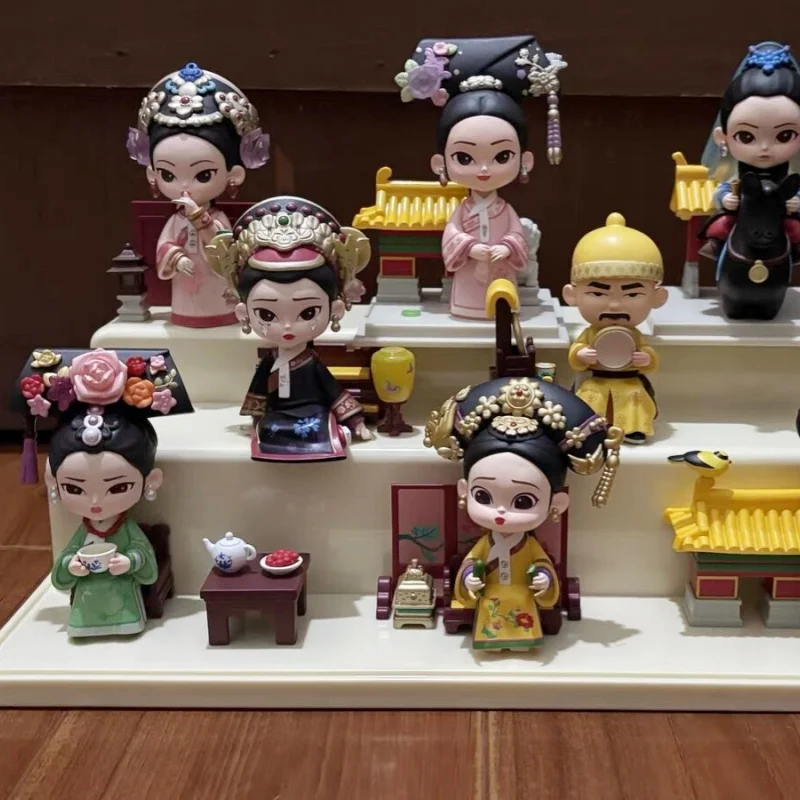 Empresses In The Palace 2 Generation Blind Box Zhen Huanzhuan Mysterious Surprise Figure Guess Bag Anime Doll Model Toys Gift