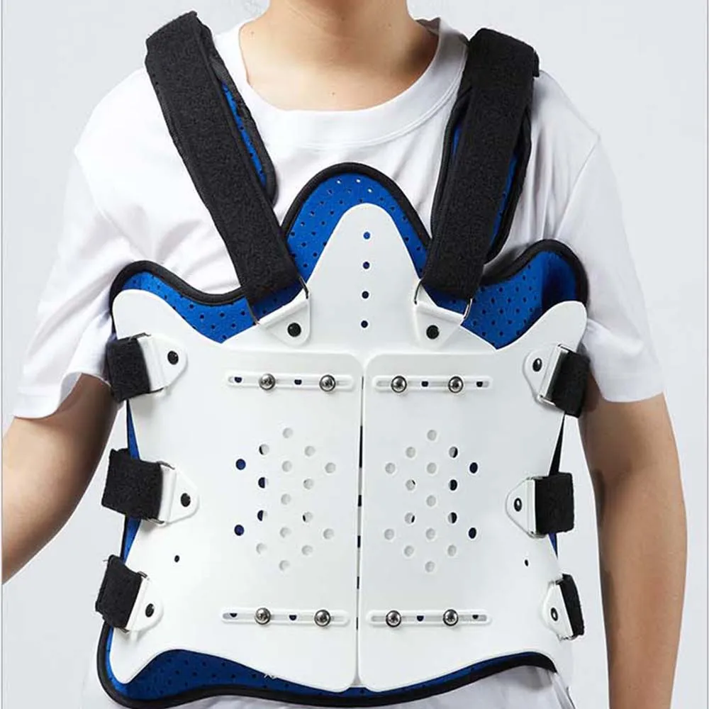 Thoracolumbar fixed brace compression fracture postoperative rehabilitation protective gear spinal rib support waist device