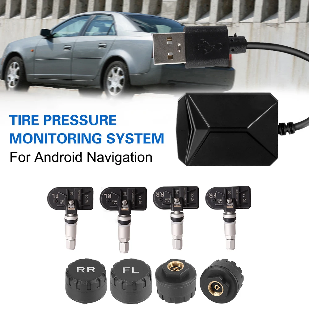 

Система контроля давления в шинах Android-навигационная сигнализация Автомобильный TPMS