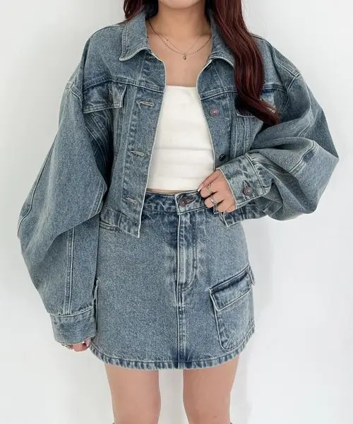 Harajuku Multiple Pockets Vintage Y2K New Fashion Womens Casual Versatile Sex Streetwear Denim Plaid Skirt Goth Black Mini Skirt