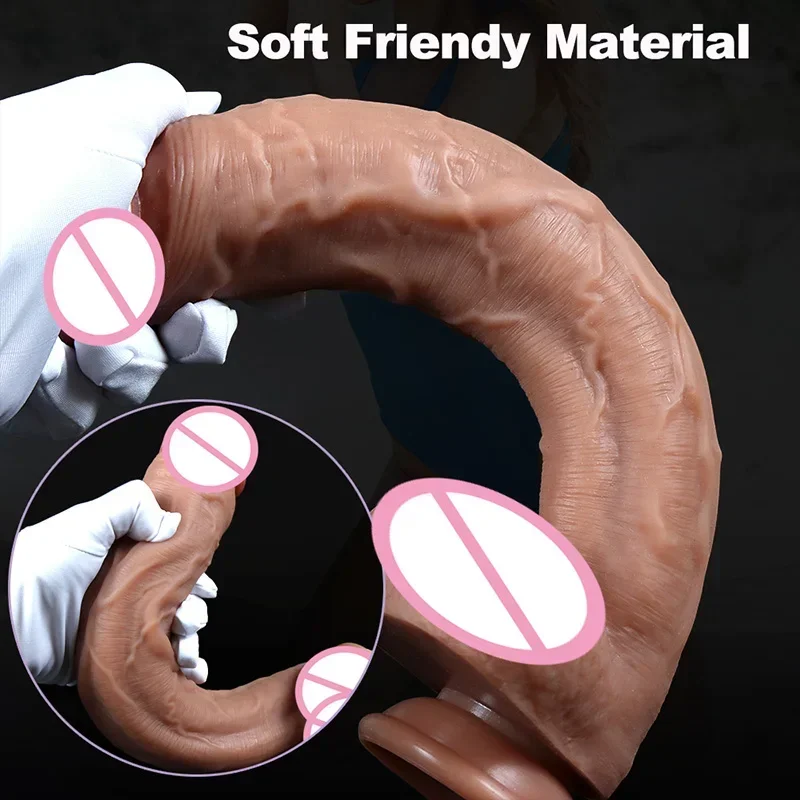 Adult supplies Realistic Dildos Silicone Layer Penis Suction Cup Adult Sexy Toys for Woman Men Vagina Anal Massage Stimulator - Image 3