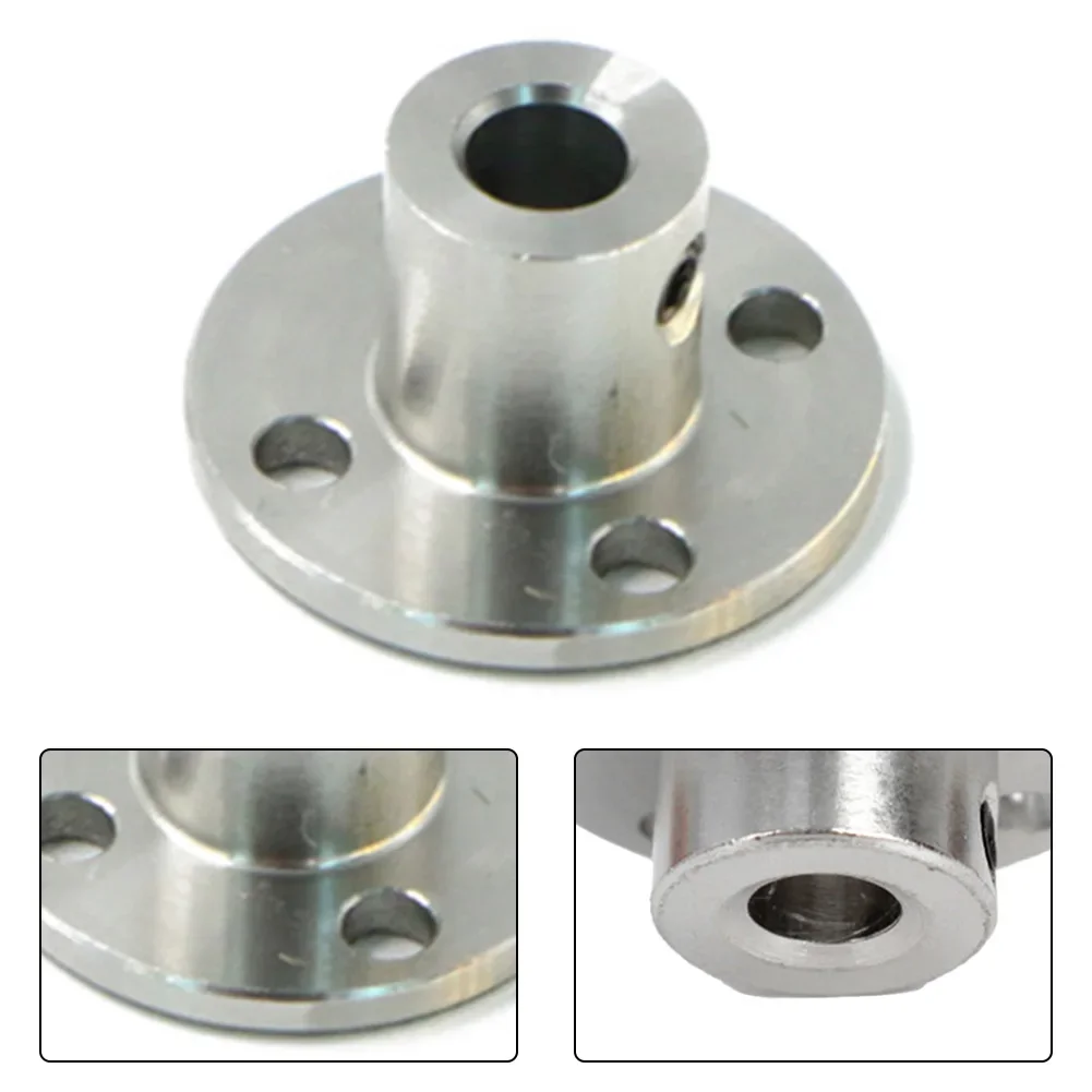 Screws Flange Coupling Motor Guide For Model Shafts Power Tools 22x22x12mm 4pcs 6mm Inner Diameter Flange Couplings Practical