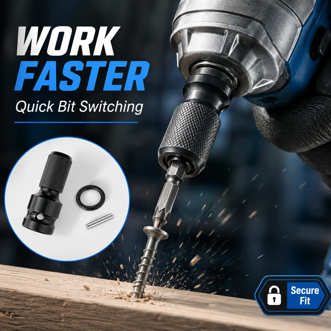Impact Wrench Hex Drill Adapte - Power Tools In Automotive 评论和价格