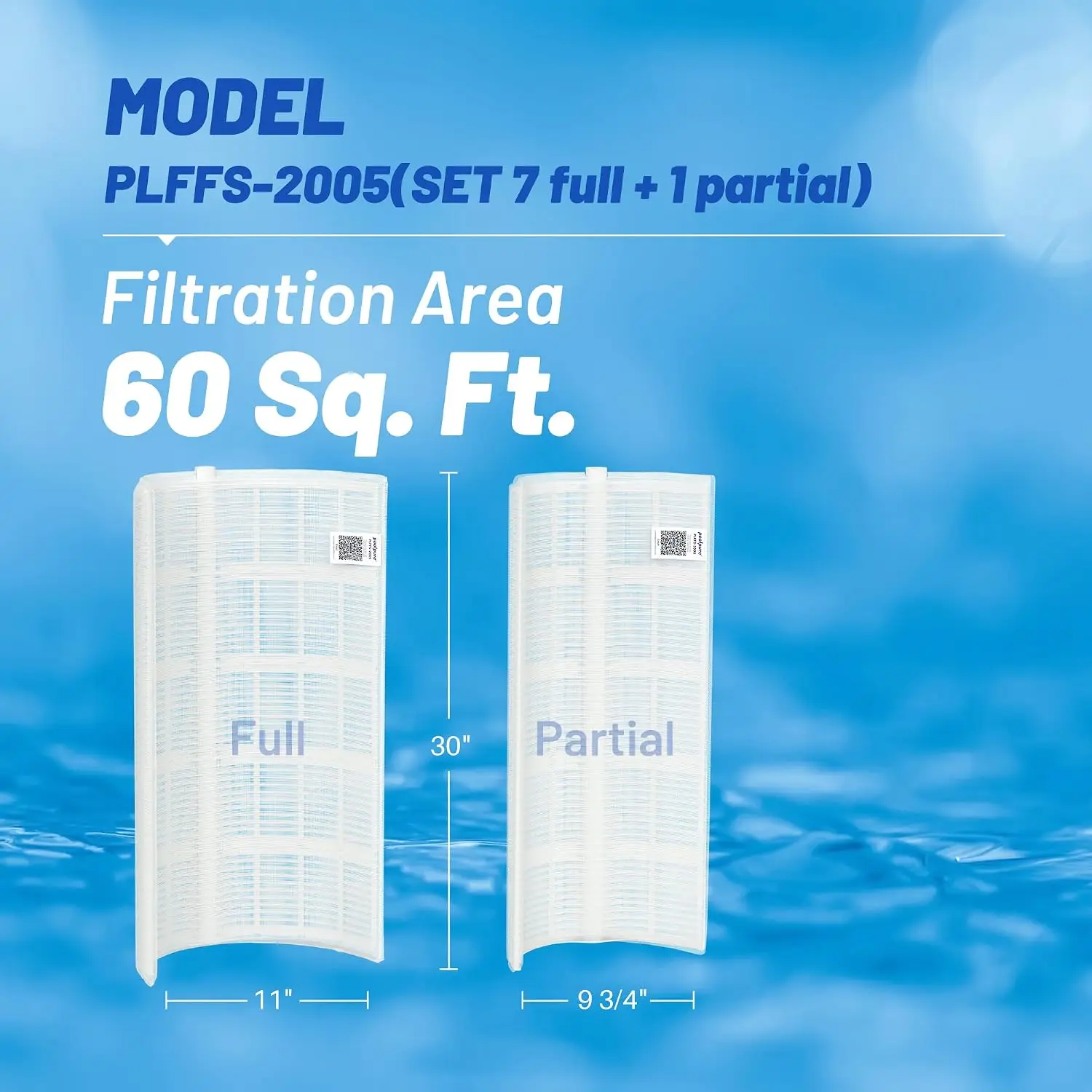 FS-2005 DE Grid Pool Filter Replace FNS Plus 60, 59003000, Jandy DEL/DEV60, Hayward DE6020, DEX6000DA, DE6000, PFS3060