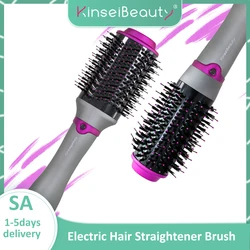 One Step Hair Blower Brush 360° Rotating Power Cable Hot Air Paddle Styling Brush Negative Ion Generator Curling Combair Straigh