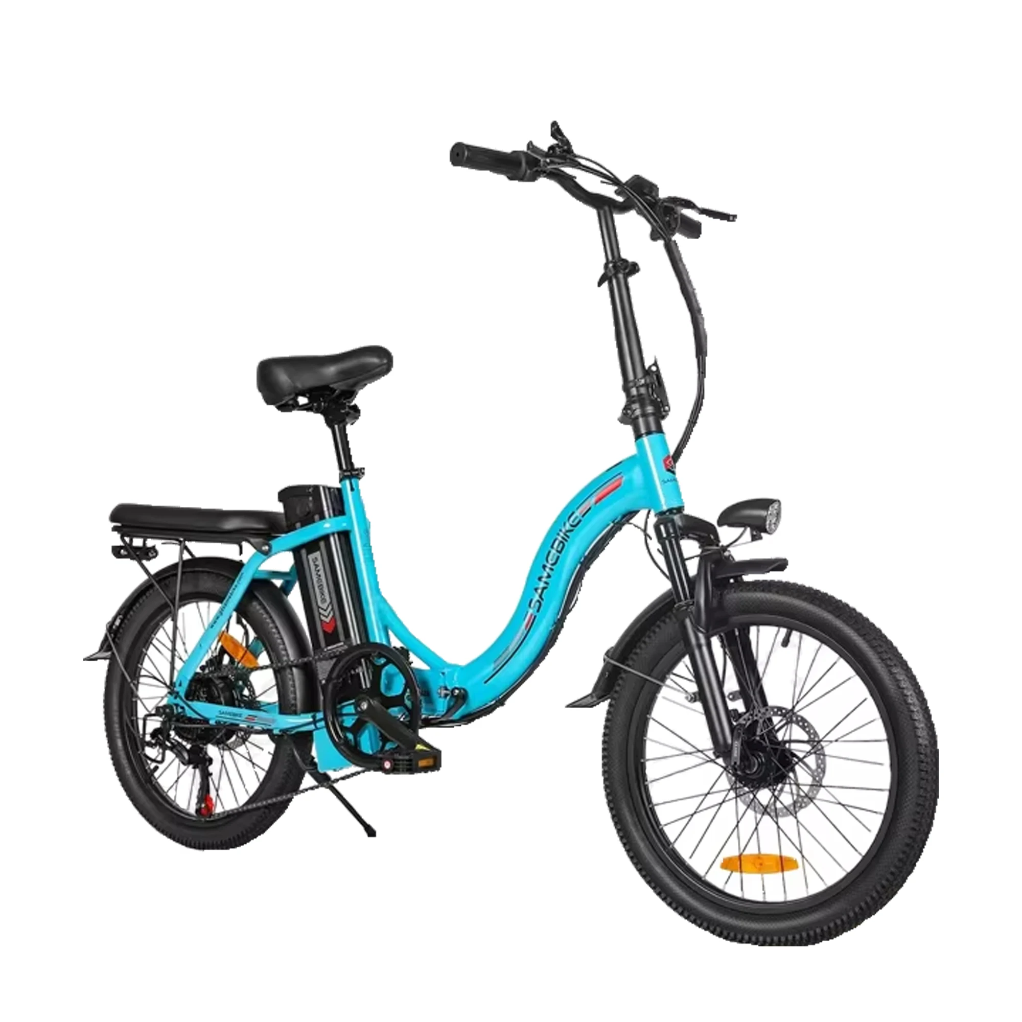 E-Bike 350W Borstelloze Motor 36V12AH Verwijderbare Batterij Elektrische Fiets 20-Inch Banden Elektrische Fiets voor woon-werkverkeer