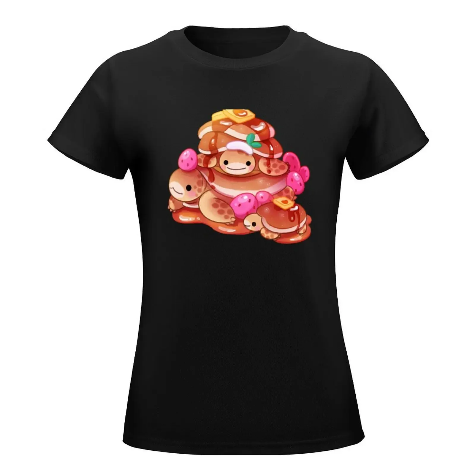 Pancake tortoise T-Shirt female aesthetic clothes plain t shirts for Women