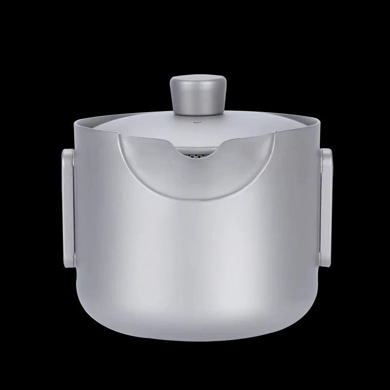 Portable Ultralight Titanium tea maker with infuser water Cup Teapot Set Camping infuser camping accessories chinese tea set