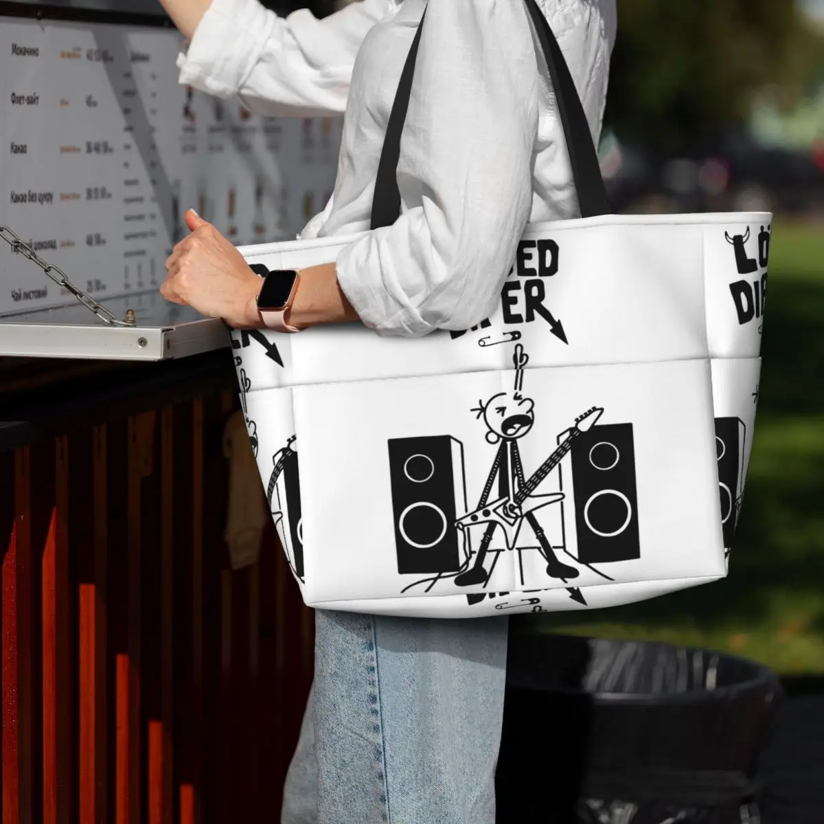 

Diary Of Wimpy Kid World Book Day Beach Tote Bag Sport Gym Yoga Duffle Large Tote Bag Women Travel Bag Fitness bag