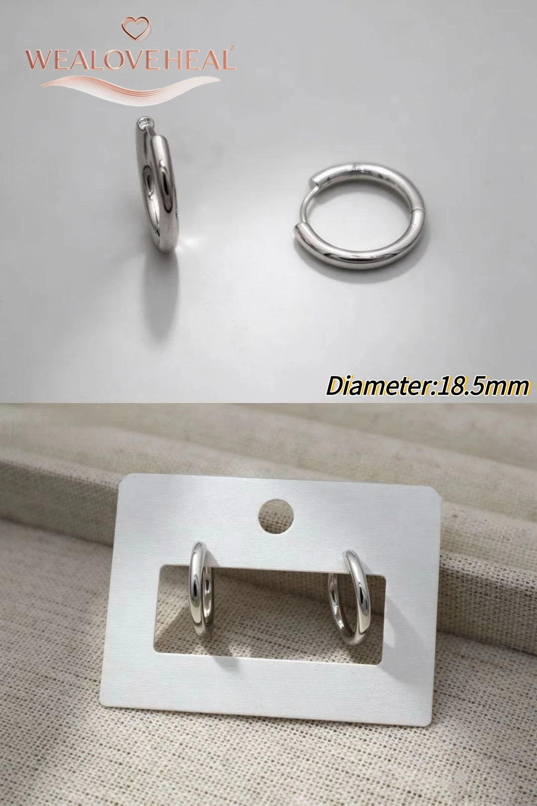 ohrringe damen, ohrringe, Rhodium-Plattierte Messing Huggie Creolen Minimalistische Geometrische Strukturierte Designs, Eleganter Alltagsschmuck Geschenk für Frauen – Detail 29