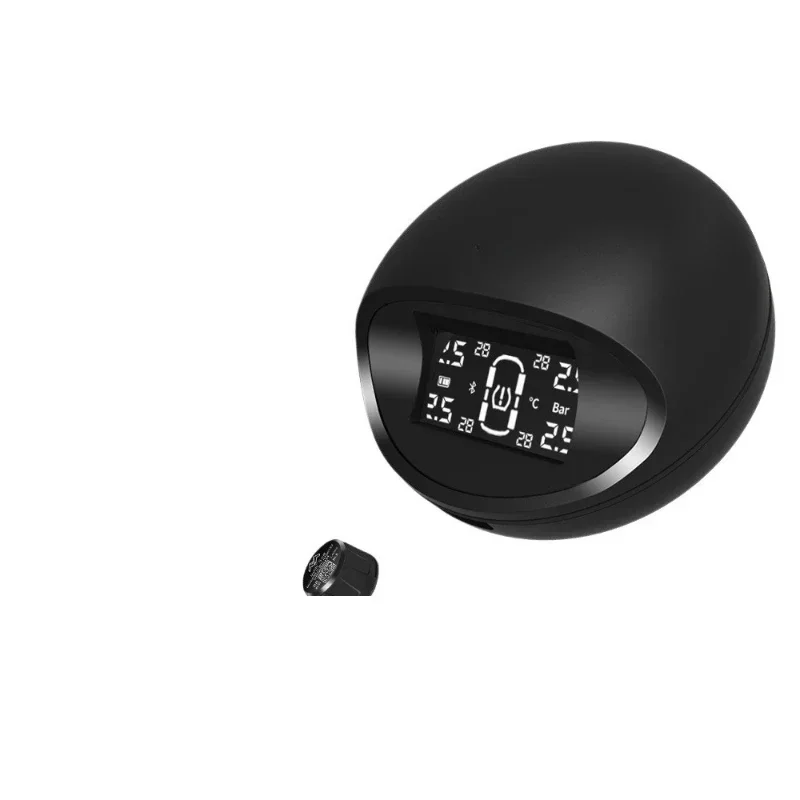 

Automotive tire pressure monitor, external tire pressure sensor, built-in wireless bluetooth universal high-precision tpms