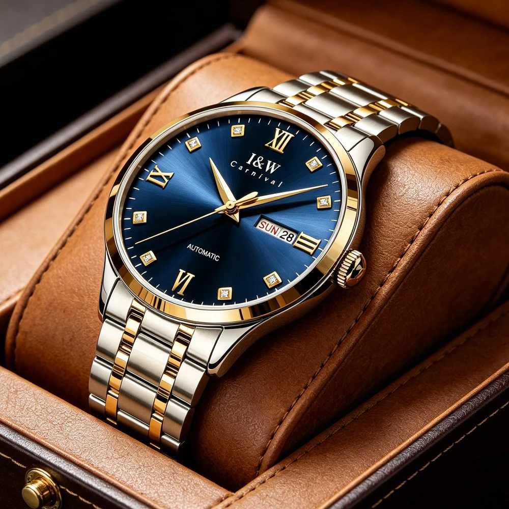 

IW New Business Watches Men Luxury Brand Automatic Mechanical Men Watches Sapphire Mirror Date Waterproof NH36A Movement Reloj