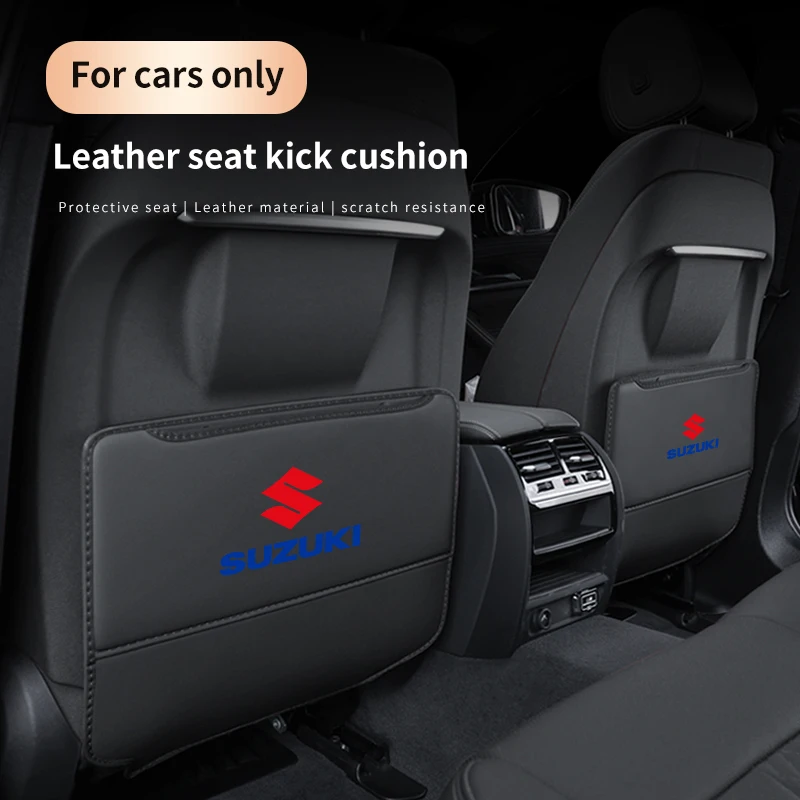 

Car Seat Back Protection AntiKick Rear Seat Storage Bag Suzuki Jimny S-Cross Swift Samurai Grand Vitara Alto Baleno Vitara IGNIS