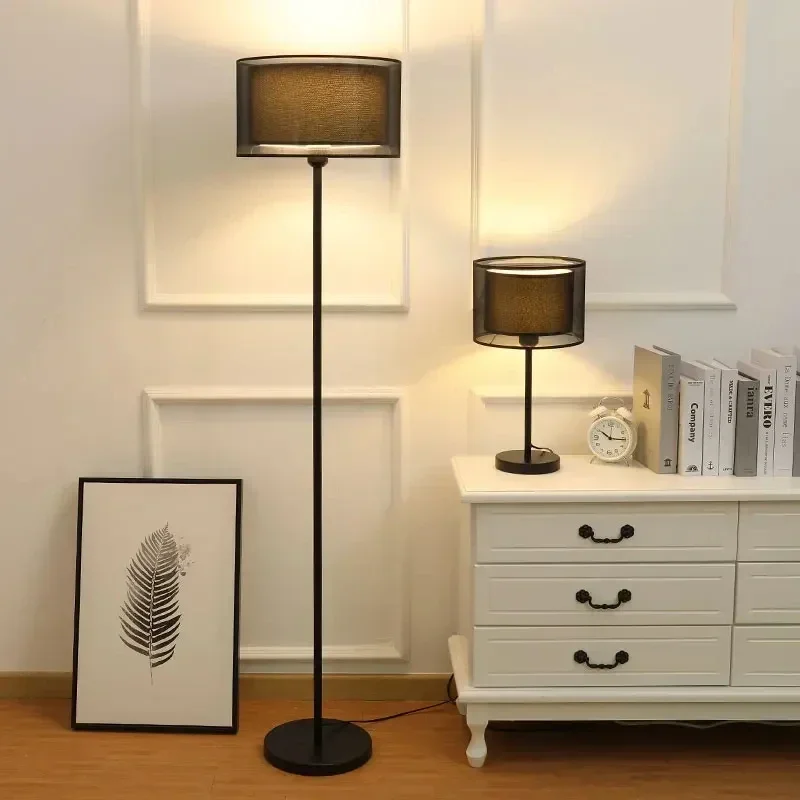 Imagem -03 - Nórdico Vertical Led Floor Lamp Led Table Lamp Table Lamp Personalidade Criativa Simples Moderno Quarto Cabeceira Sala de Estar Sofá