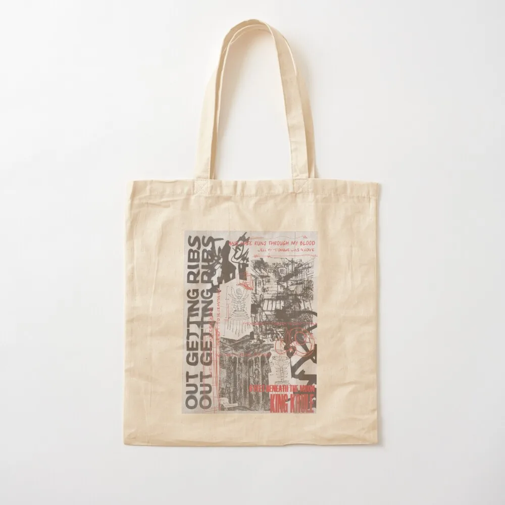 Getting Ribs Krule Poster - Red Version Tote Bag tote bags men Gift bag bags luxury women