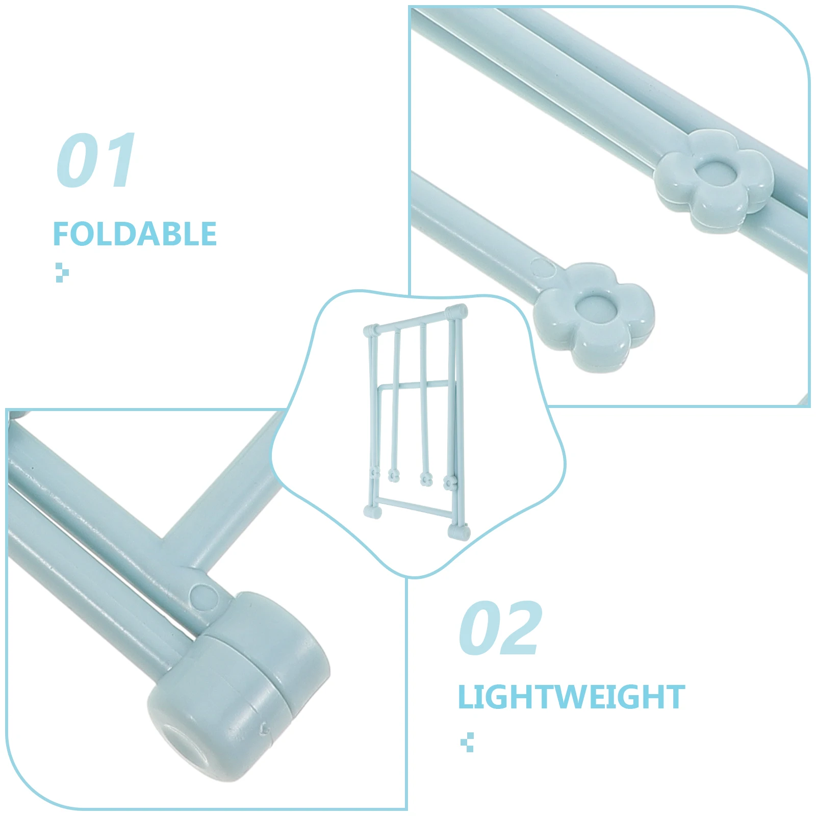 

Foldable Towel Cloth Holder Duster Cup Towel Rack St Kitchen Bathroom ganizer Plastic Storage Cup Rack Solution