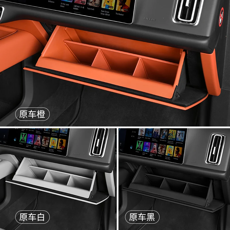 Car Organize Storage Box for Li Lixiang L9 L8 L7 2024 2023 2022 Driver Passenger's Copilot Clear Up Storage Boxes Accessories