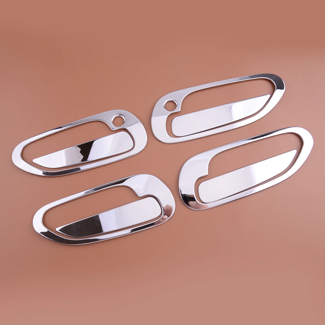 

1 Set Car Front Rear Left Right Door Handle Cover Trim Decor Silver Fit for Honda Accord Sedan 1998 1999 2000 2001 2002