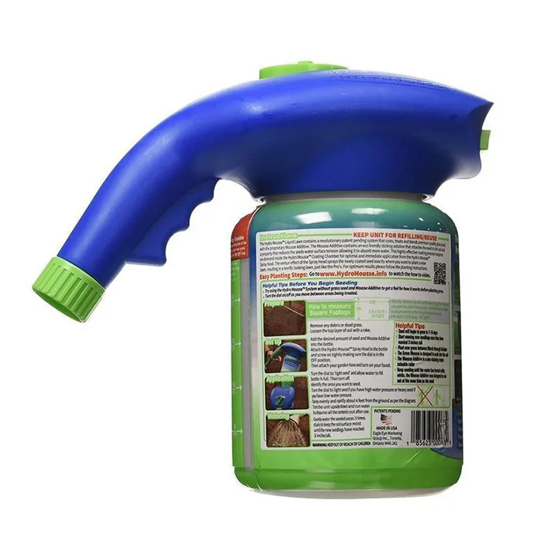 1pc Garten Samen Sprinkler Rasen Spray Kunststoff Gießkanne PP Samen Gießkanne Landwirtschaft Wachsen Gras Werkzeuge