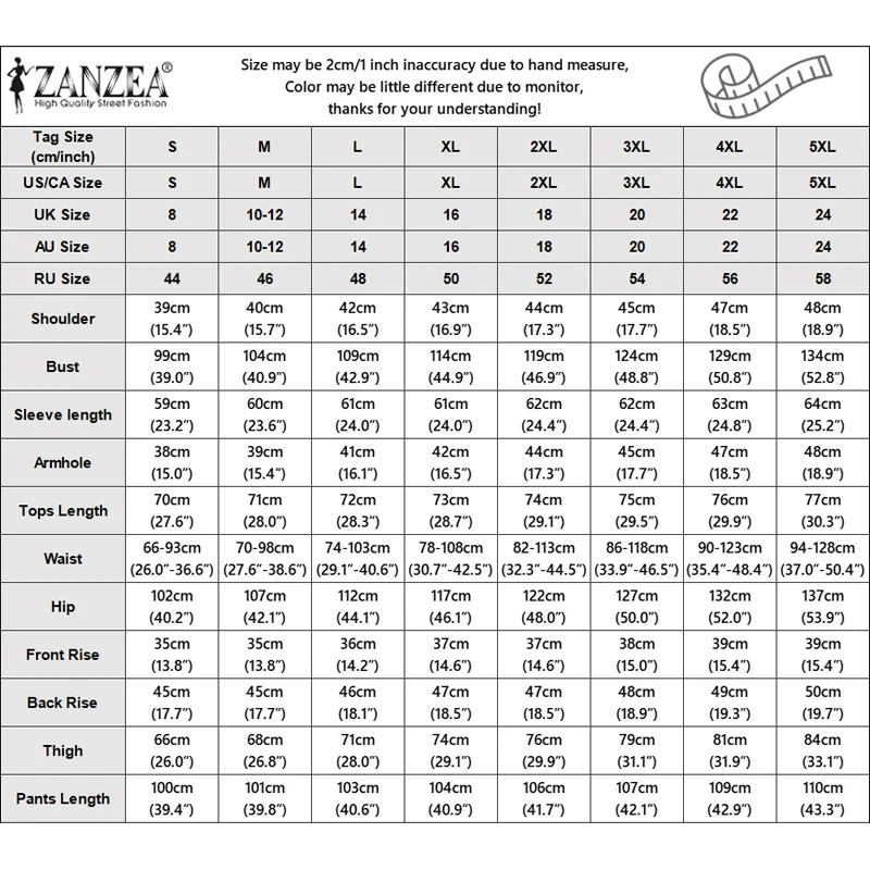 ZANZEA Fashion Women Pant Sets Autumn Spring Casual Long Sleeve Shirt and Long Wide Leg Pants Solid Elegant 2 Piece Outfits 2PCS