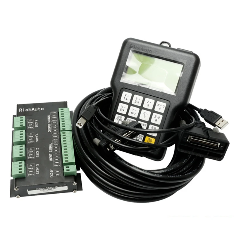 

Motion Controller Remote For Richauto DSP A11 CNC Controller A11S A11E A11C For CNC Engraving Cutting English