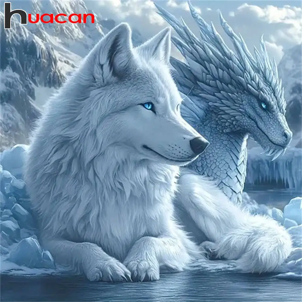 Huacan 2025, neue Kollektion, Diamant-Gemälde, Delphin, Himmel, Diamant-Stickerei, Meer, Sonnenuntergang, Mosaik, Kunst, Dekoration, Gemälde