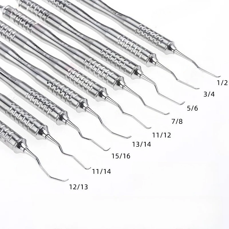 

Dental Scaler Set Subgingival Dental Calculus Remover Periodontal Tools Oral Surgical Instruments