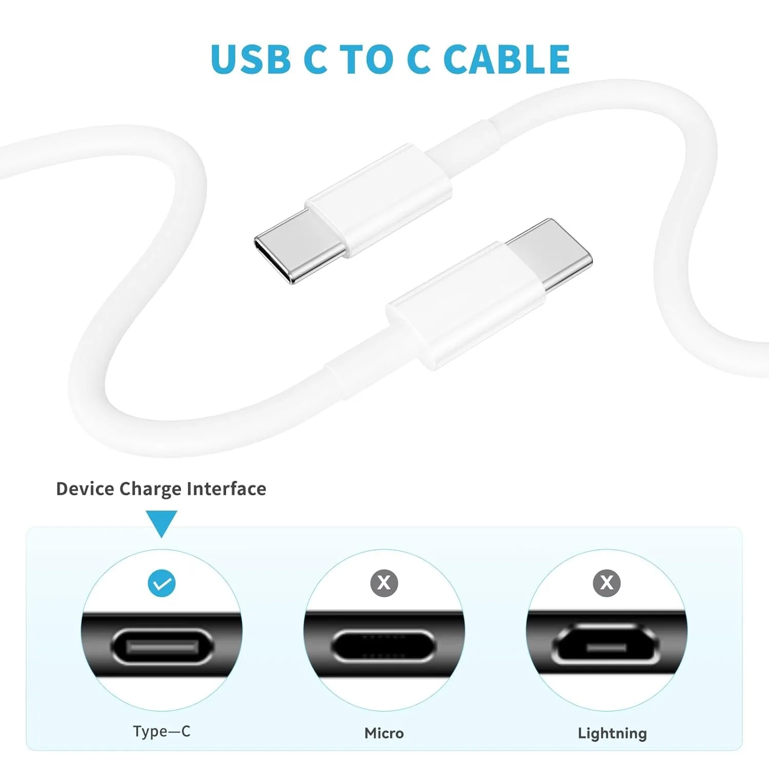 10er-Pack geflochtenes 60W USB-C-auf-USB-C-Schnellladekabel, PD-Datenübertragungs- und Ladekabel, kompatibel mit iPhone 17/16/15 Pro Max – Detail 1