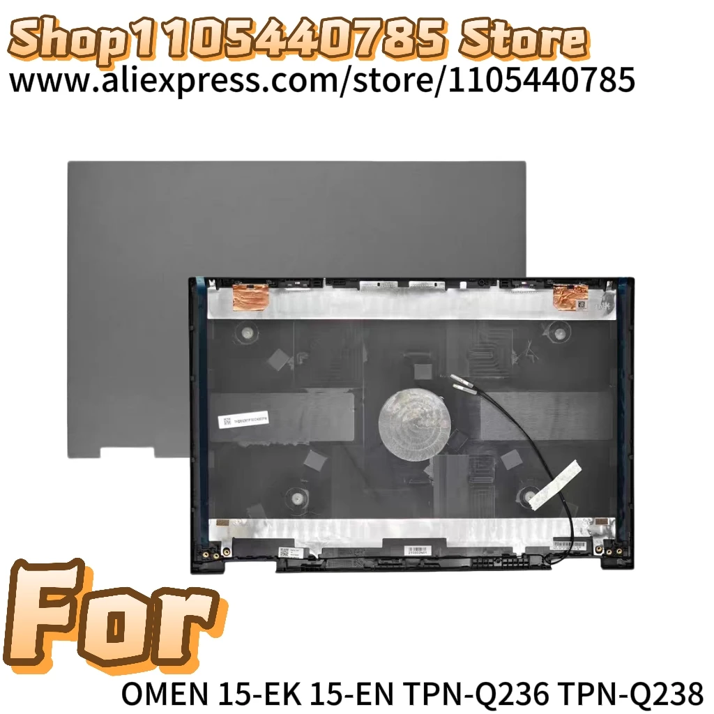 

New For OMEN 15-EK 15-EN TPN-Q236 TPN-Q238 LCD Back Cover Rear Lid Top Case Cap shell Gray