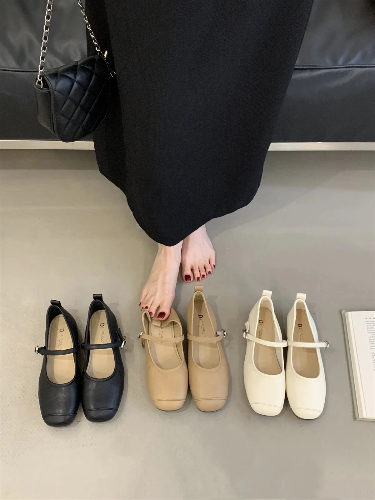 

Новинка 2024, весенне-летние балетки на плоской подошве, женская обувь, туфли Мэри Джейн в стиле ретро, женские балетки на плоской подошве, Zapatos Mujer