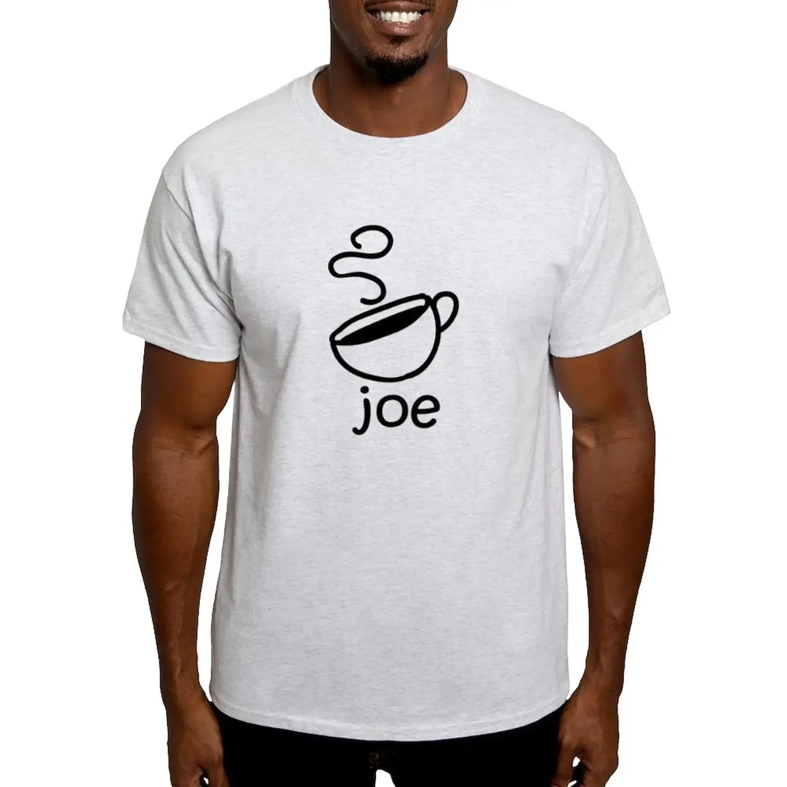 CafePress Java Joe Coffee Cartoon Light T Shirt 100 Cotton 331826160 vintage Washed Versatile fashion designer clothes Soft