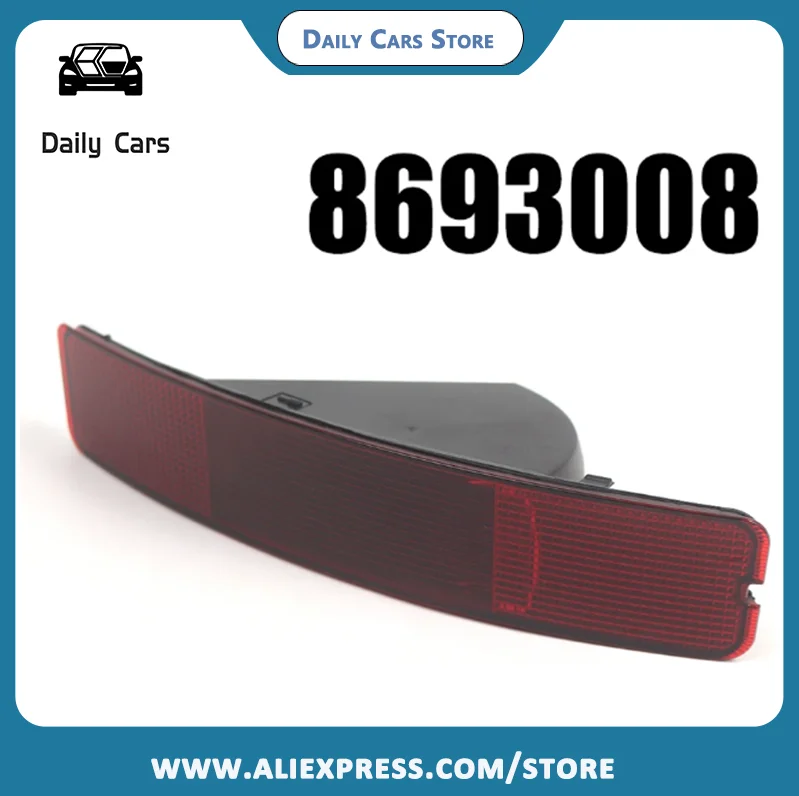 

Rear Bumper Reflector Brake Tail Fog Light For Volvo- XC90 2003-2006 8693008 8693012 Right Side Direct Installation
