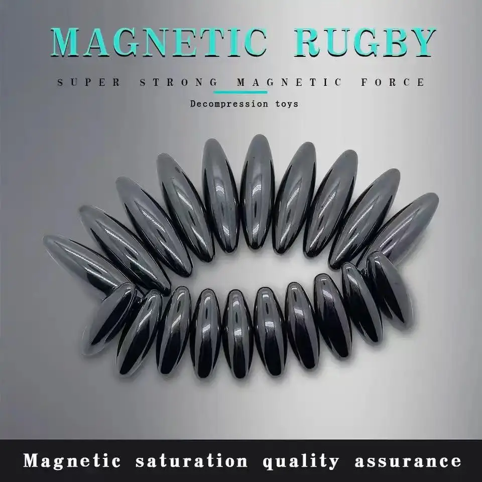 

Strong Magnetic Decompression toys Therapy Relief Toy Oval Shape Power Ferrite Magnet Massager Customizable Free Ship