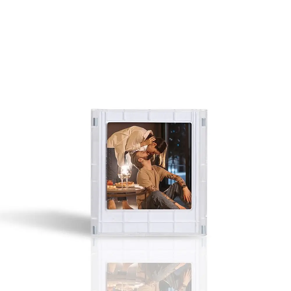 JXE Farbenfrohes Fotodekor, Ständer, Fotorahmen-Set für Fujifilm Instax Spuare SQ20 SQ6 SQ10 Kamerafilme