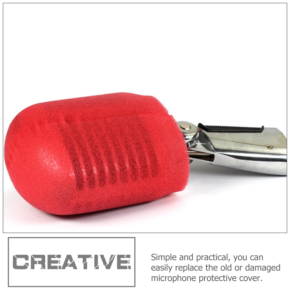 

15pcs Microphone Cover Durable Sleeve Universal Sponge Protective Accessory Windproof Dustproof Noise Reduction Mic Covers For