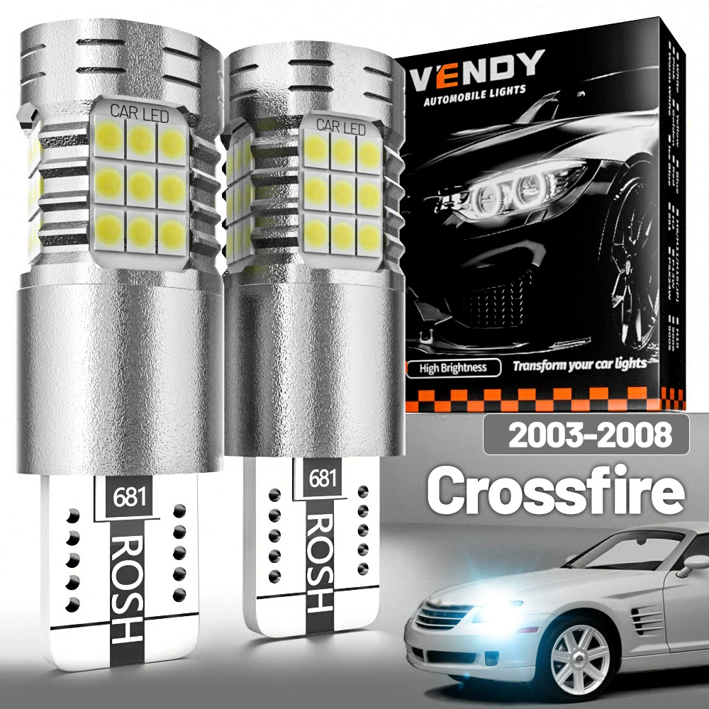 

2 шт. светодиодный парковочный фонарь для Chrysler Crossfire 2003-2008, габаритная лампа 2004 2005 2006 2007, аксессуары Canbus