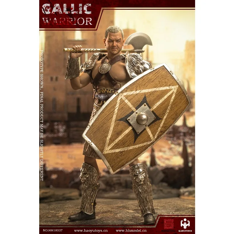 HHMODEL X HAOYUTOYS Oryginalny 1/6 Wojownik Galowski z Terenu Polowania, Gotowy Produkt, Ruchoma Figurka Żołnierza, Model Zabawka na Prezent