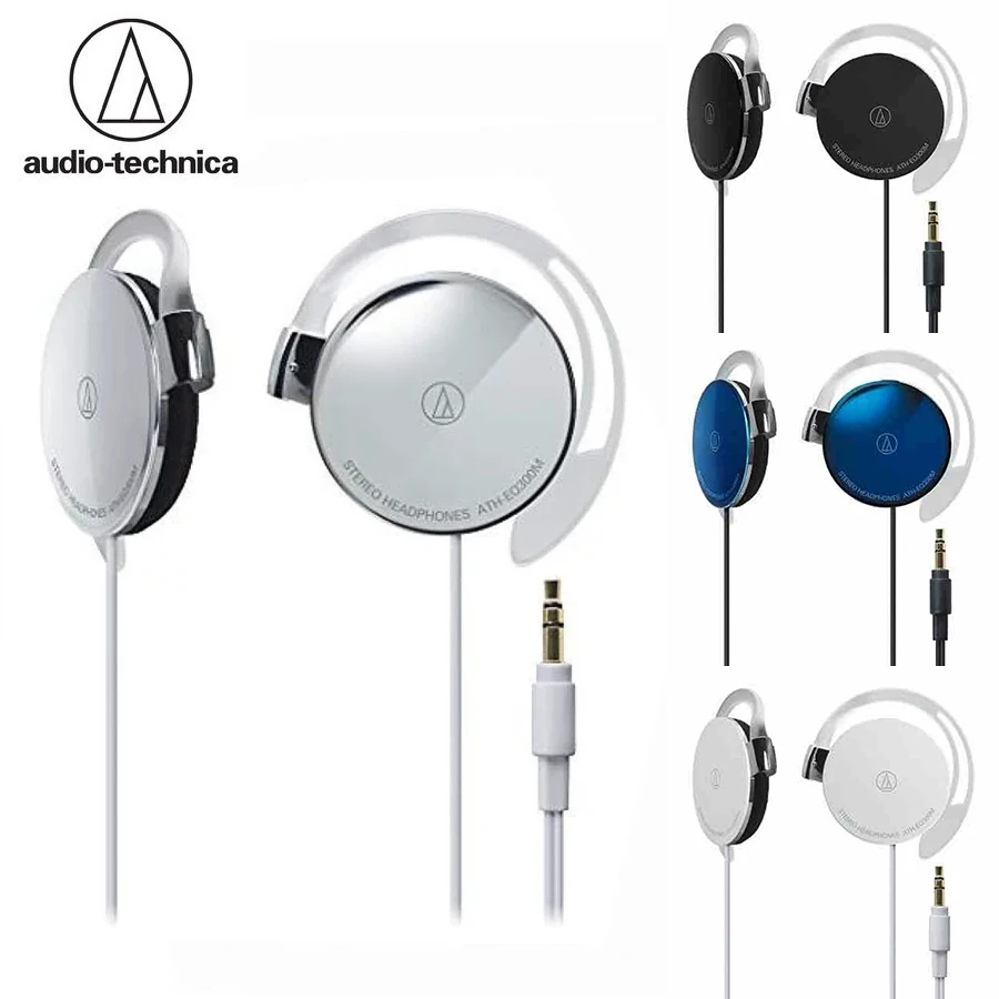 Original Audio-Technica ATH-EQ300M auricular con cable con gancho para la oreja con Control con auriculares deportivos integrados para MP3 MP4