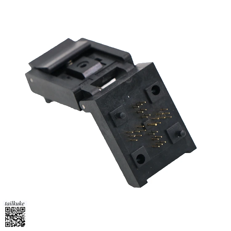 

Чип QFN28/QFN4X4-28L0.45/DFN28 с заземлением, программирование тестового гнезда, позолота