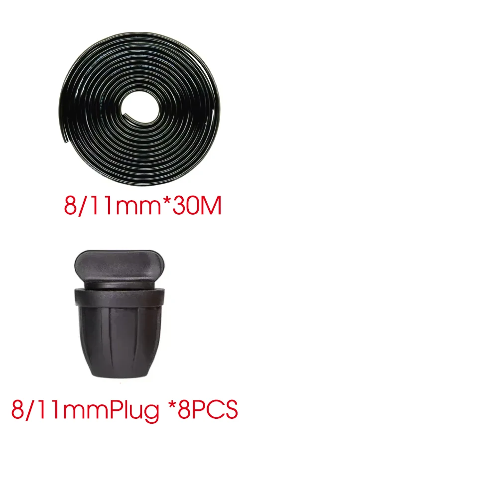 

8/11mm Hose-30M Plug-8PCS