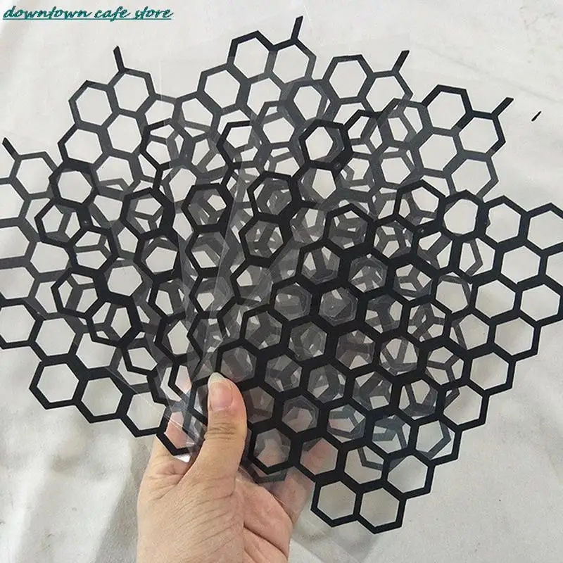 

Motorcycle Sticker Honeycomb Helmet Decals Stickers Helmet Decal Waterproof Stickers Motorcycle Decals Bumper Sticke