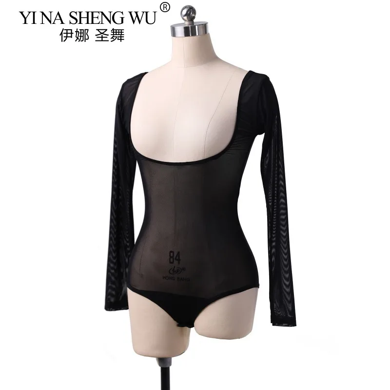 Nueva danza levantamiento de pecho Top de una pieza mujeres adultas ropa transpirable y cómoda danza del vientre hilo de agua ropa de una sola pieza