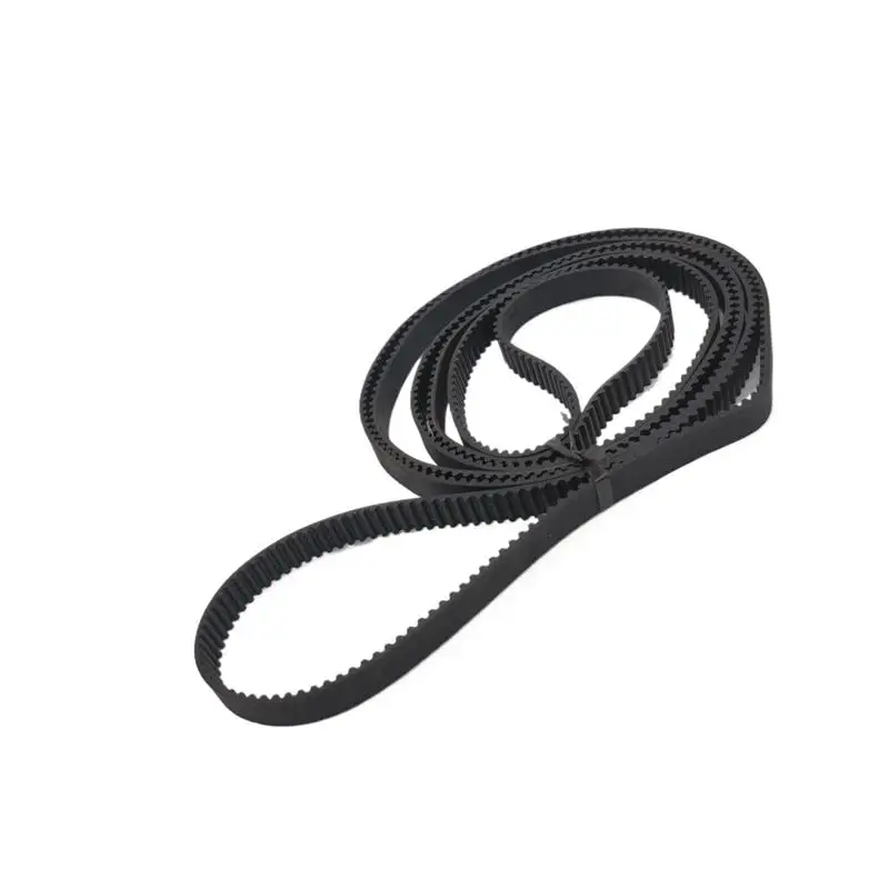 S2M 508 Synchronous Belt S2M-8 Closed-loop Rubber Timing Belts Width 15mm 12mm 18mm STD Black Timing Belt Length 508mm