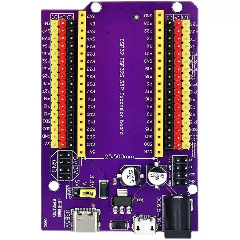 ESP32 Development Board TYPE-C USB CP2102 WiFi+Bluetooth Ultra-Low Power Consumption Dual Core ESP32-DevKitC-32 ESP-WROOM 38PIN