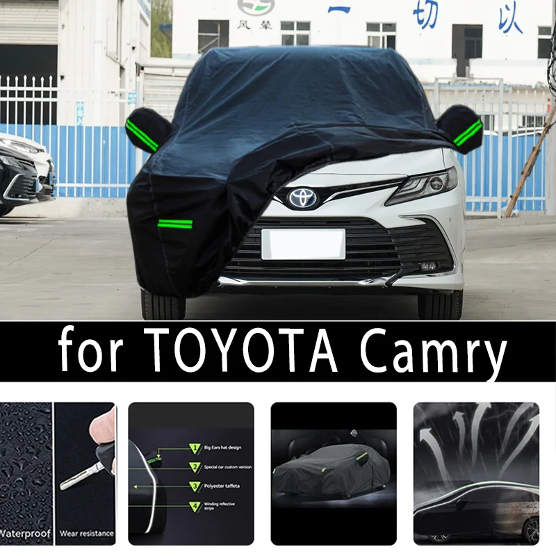 

For TOYOTA Camry Outdoor Protection Full Car Covers Snow Cover Sunshade Waterproof Dustproof Exterior Car accessories