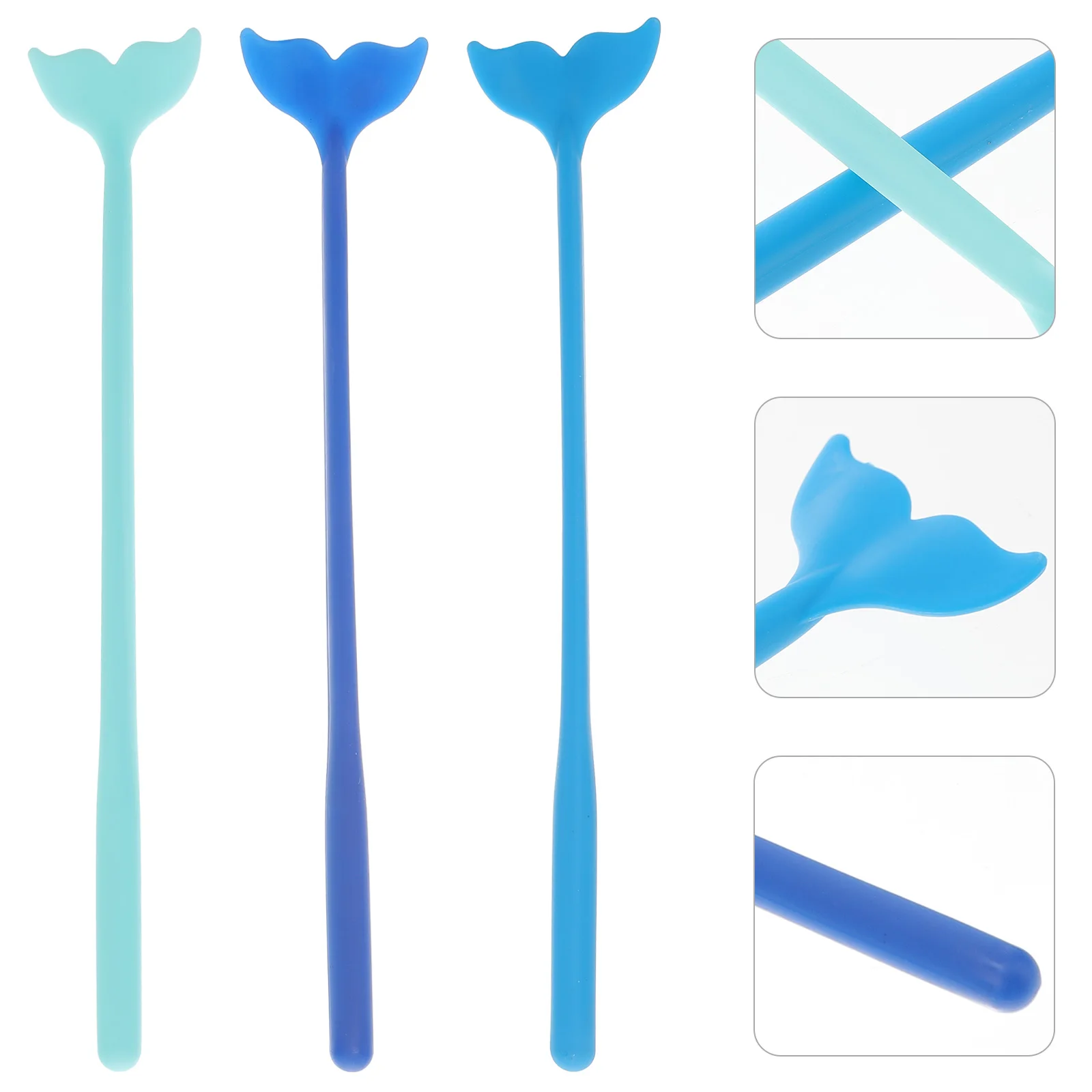 

Whale Tail Stirring Stick Cocktail Stirrer Coffee Whisk Straw Sticks Mixers Drink