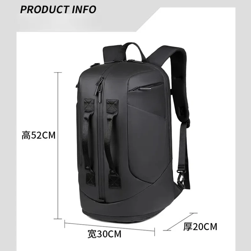 portable travel backpack, large capacity backpack, men\'s multifunctional Oxford cloth business computer, double back